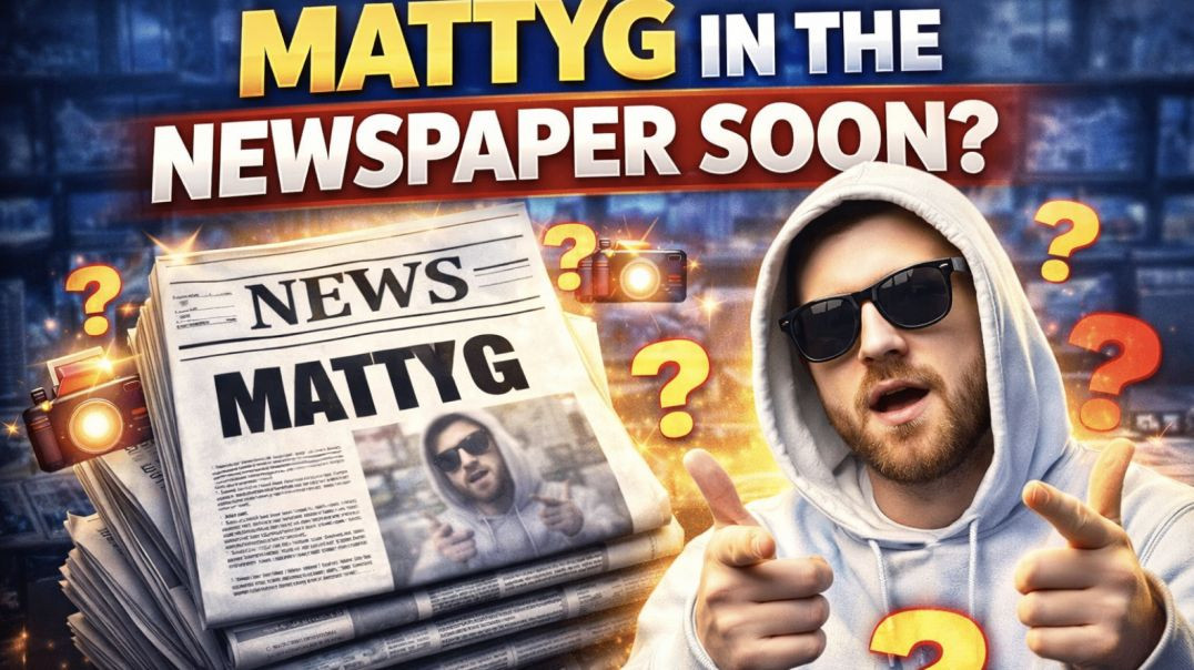MattyG in the newspaper soon?